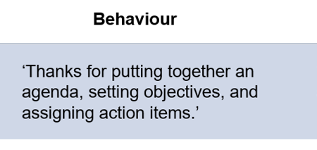 Example of positive feedback